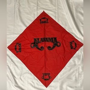 Alabama 1985 Tour Handkerchief by Wild Country Vintage see pics & desc